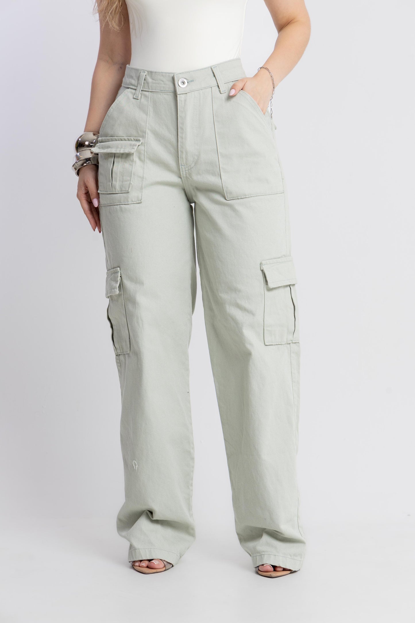 Calça Cargo Slim Algodão | Helital Jeans