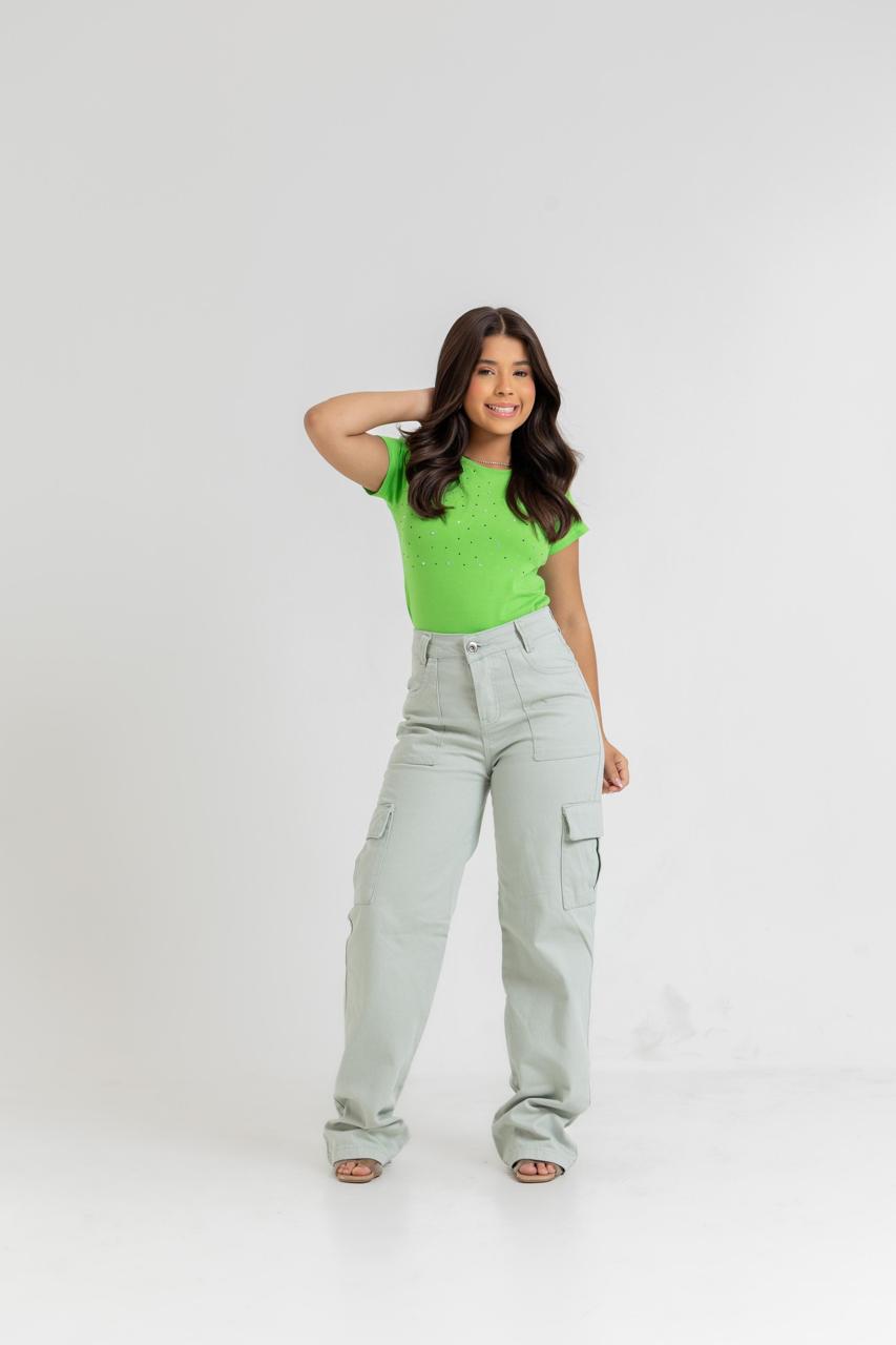 Calça Infantil Cargo 100% Algodão | Helital Jeans