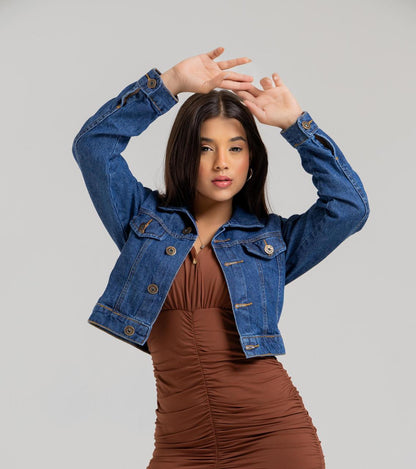 Jaqueta Jeans Infantil Azul | Helital Jeans