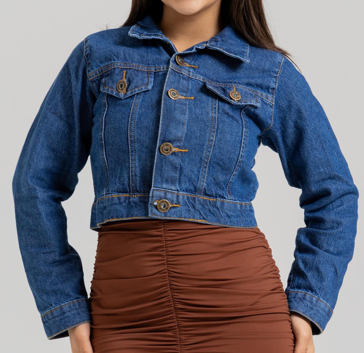 Jaqueta Jeans Infantil Azul | Helital Jeans