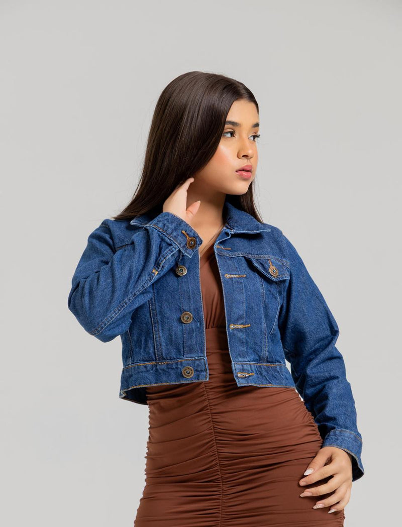 Jaqueta Jeans Infantil Azul | Helital Jeans