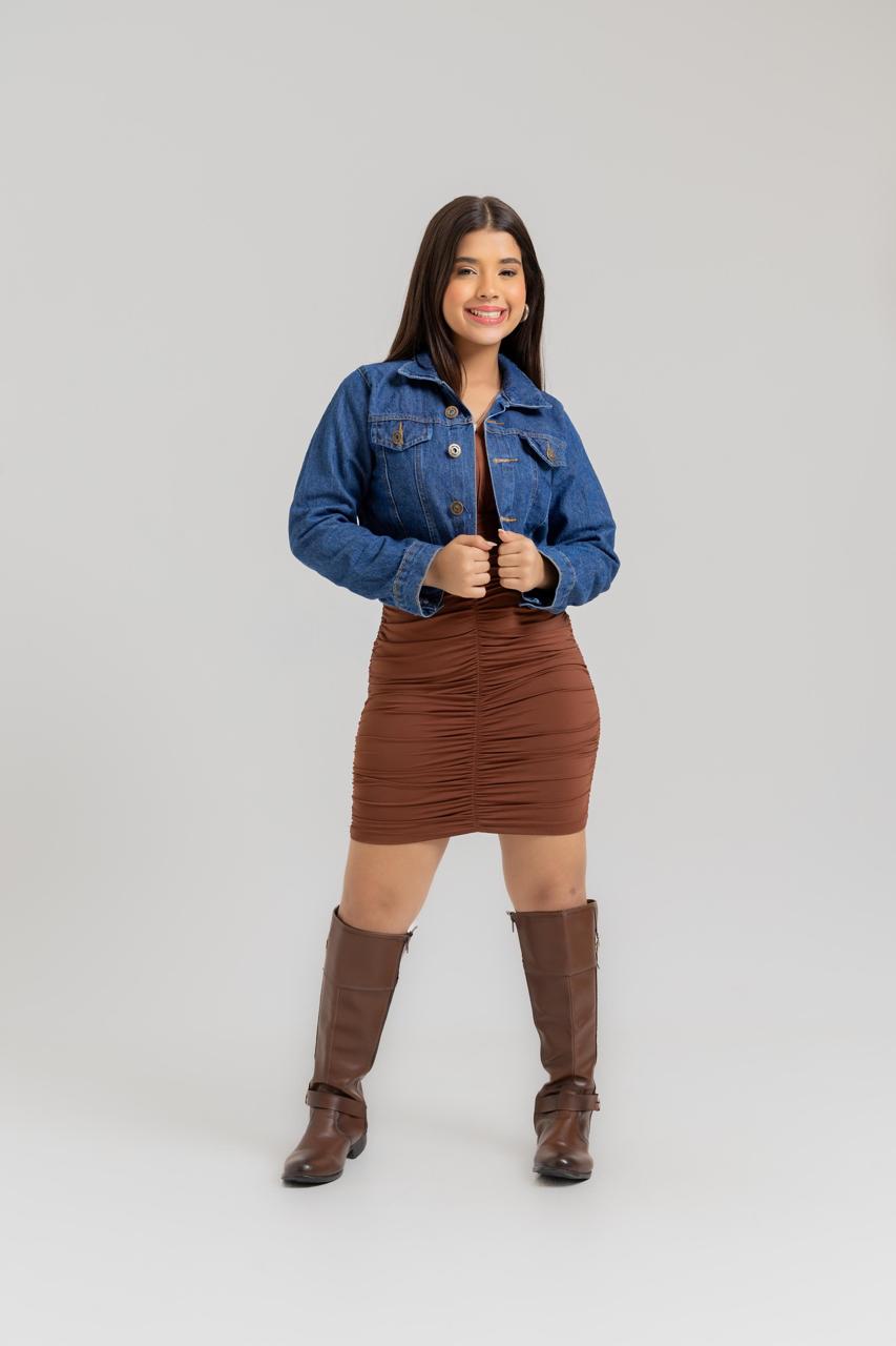 Jaqueta Jeans Infantil Azul | Helital Jeans