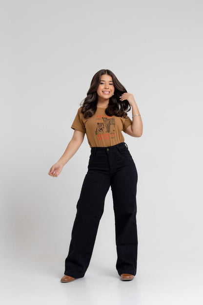 Calça Jeans Infantil Preta Reta | Helital Jeans