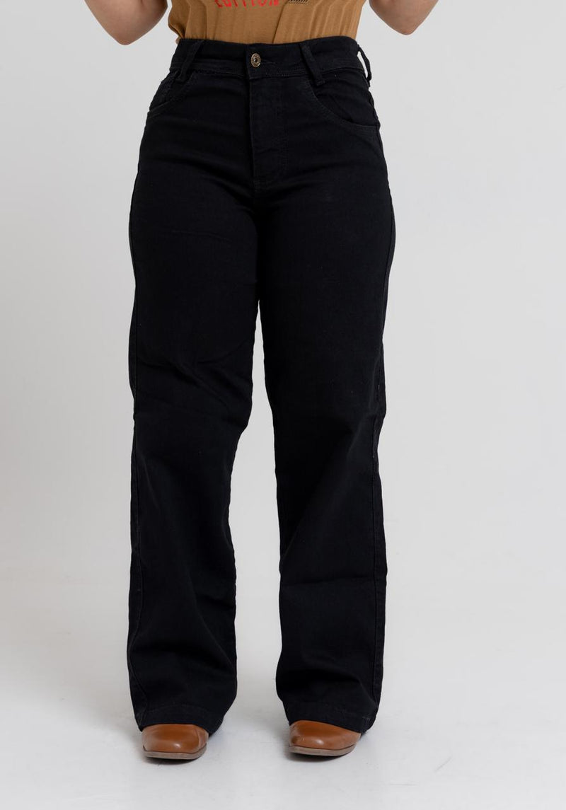 Calça Jeans Infantil Preta Reta | Helital Jeans