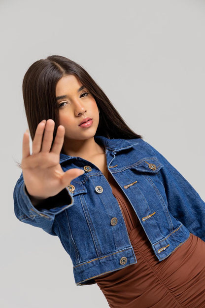 Jaqueta Jeans Infantil Azul | Helital Jeans