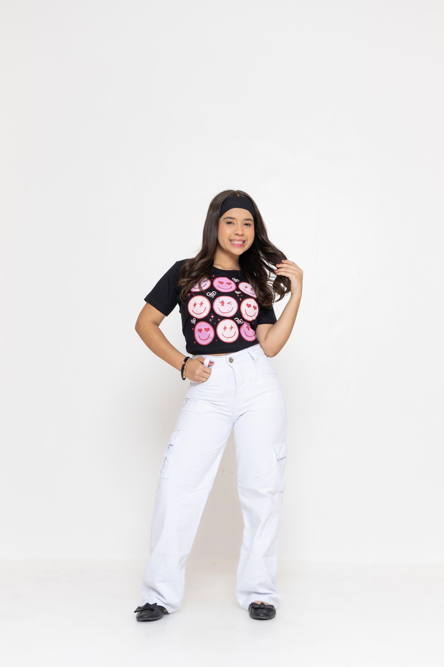 Calça Cargo Infantil Branca Algodão | Helital Jeans
