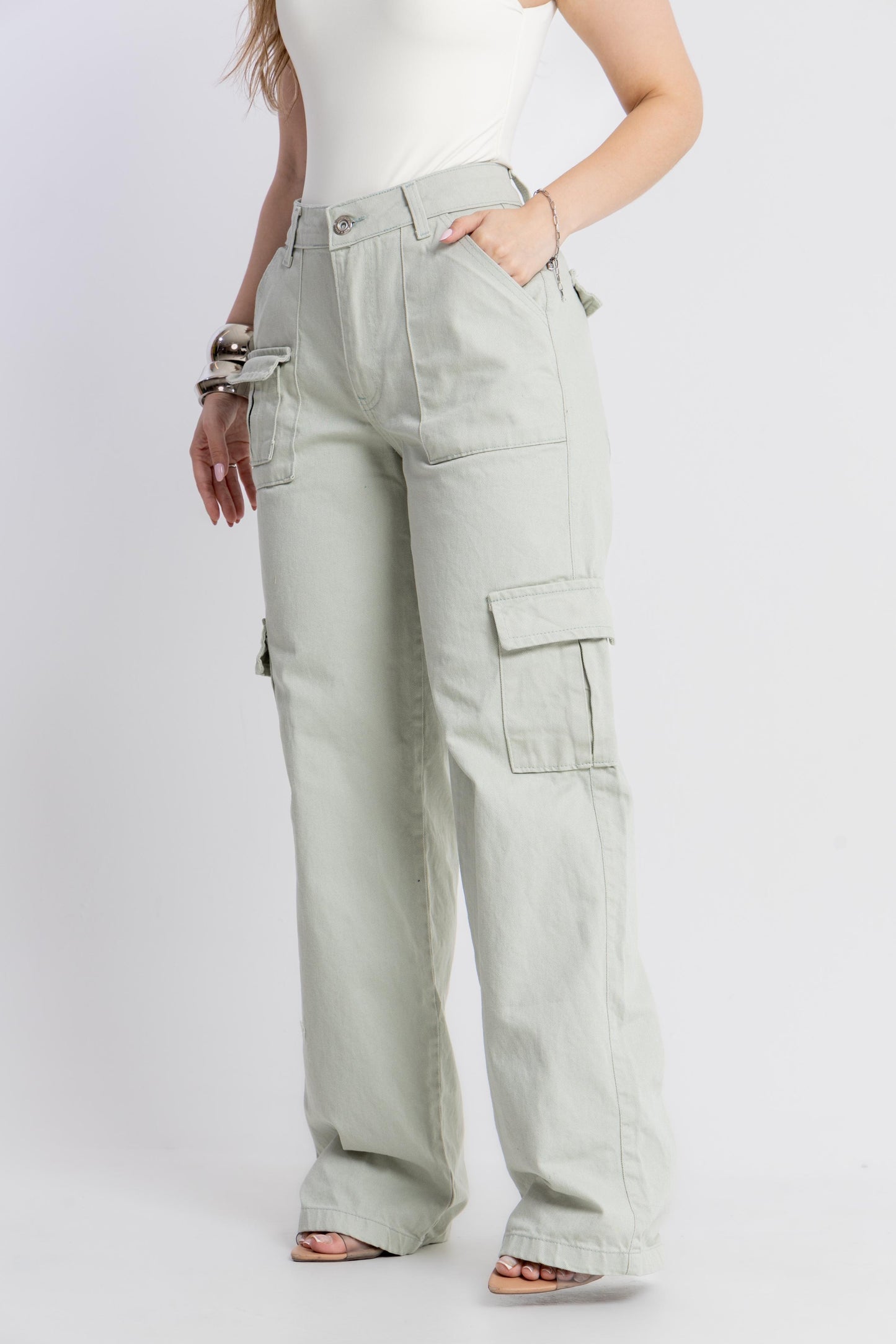 Calça Cargo Slim Algodão | Helital Jeans