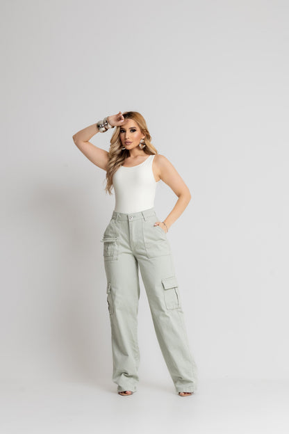 Calça Cargo Slim Algodão | Helital Jeans