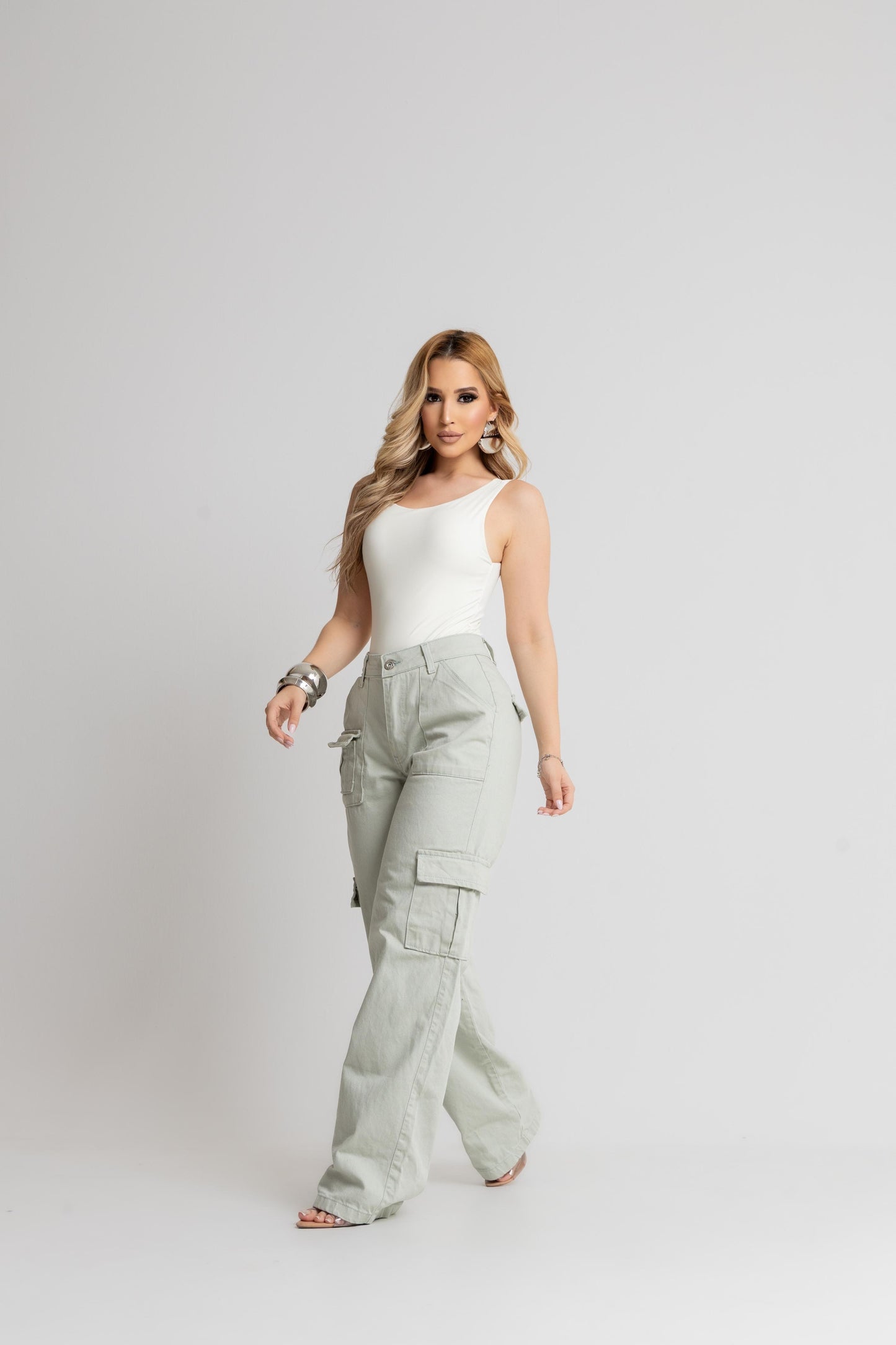 Calça Cargo Slim Algodão | Helital Jeans
