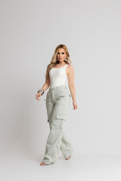 Calça Cargo Slim Algodão | Helital Jeans