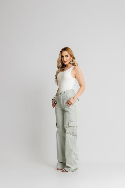 Calça Cargo Slim Algodão | Helital Jeans