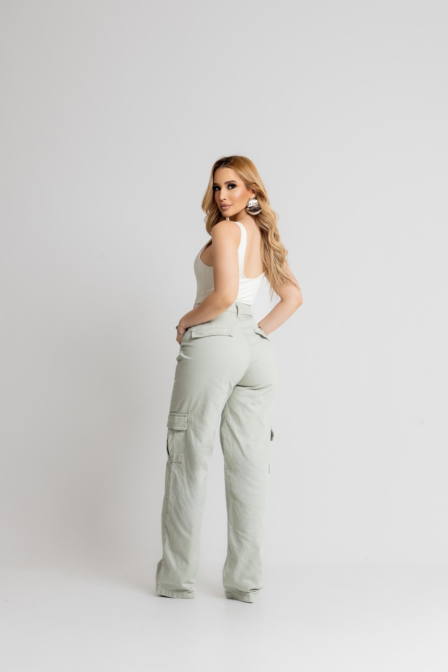 Calça Cargo Slim Algodão | Helital Jeans