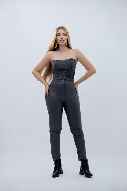 Cropped Slim Jeans Tom Escuro | Helital Jeans