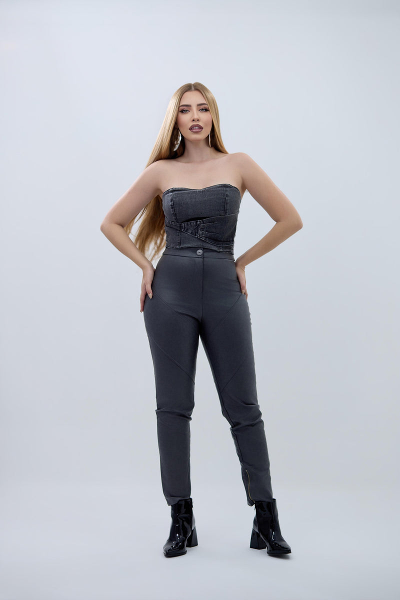 Cropped Slim Jeans Tom Escuro | Helital Jeans