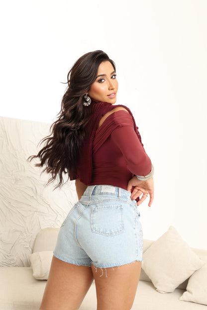 Short Slim Jeans Claro | Helital Jeans