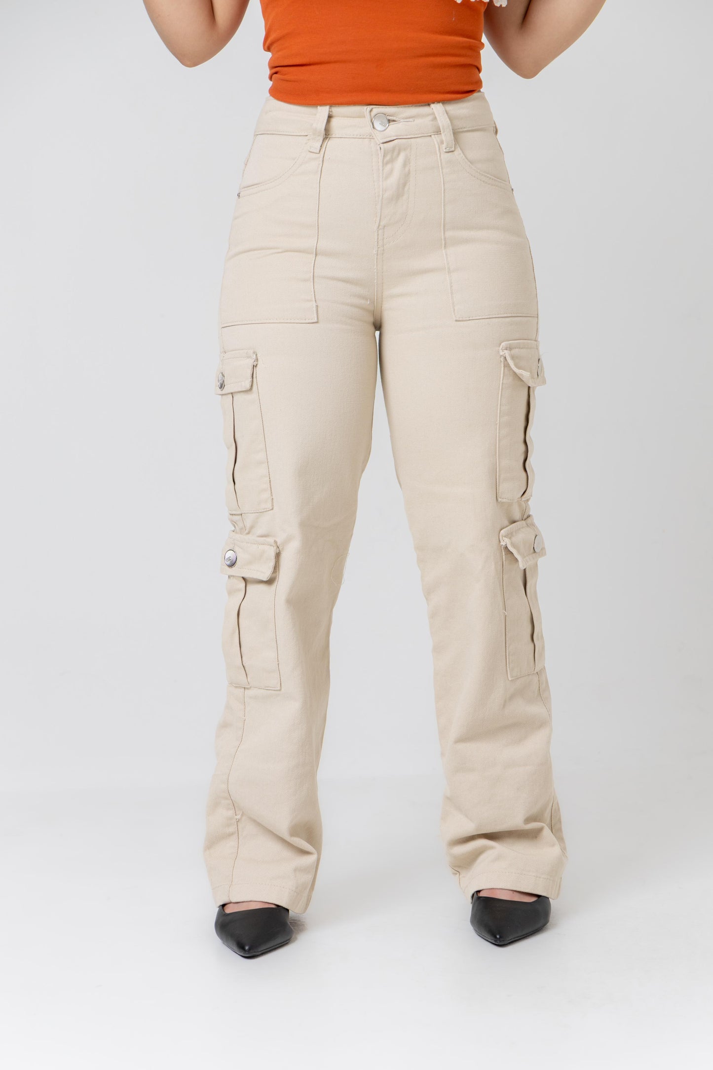 Calça Cargo Infantil Bege | Helital Jeans