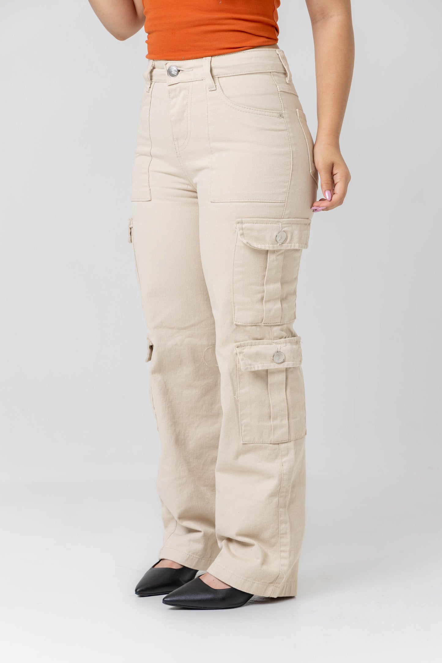 Calça Cargo Infantil Bege | Helital Jeans