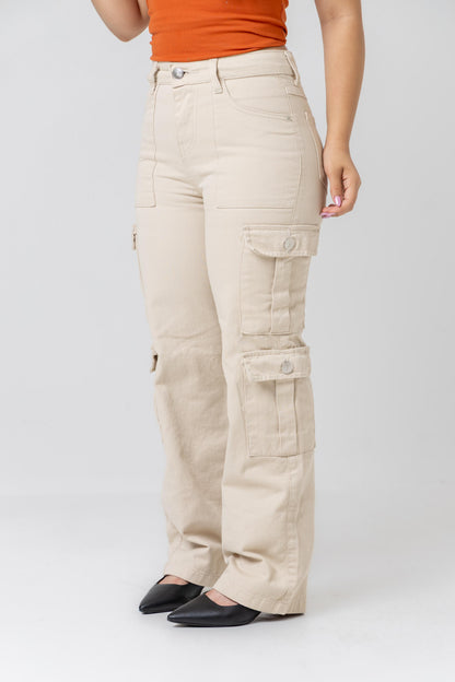 Calça Cargo Infantil Bege | Helital Jeans