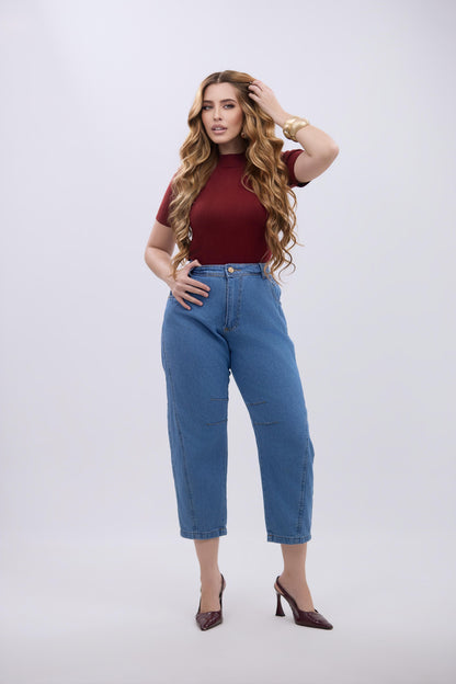 Calça Jeans Capri Slim Azul | Helital Jeans