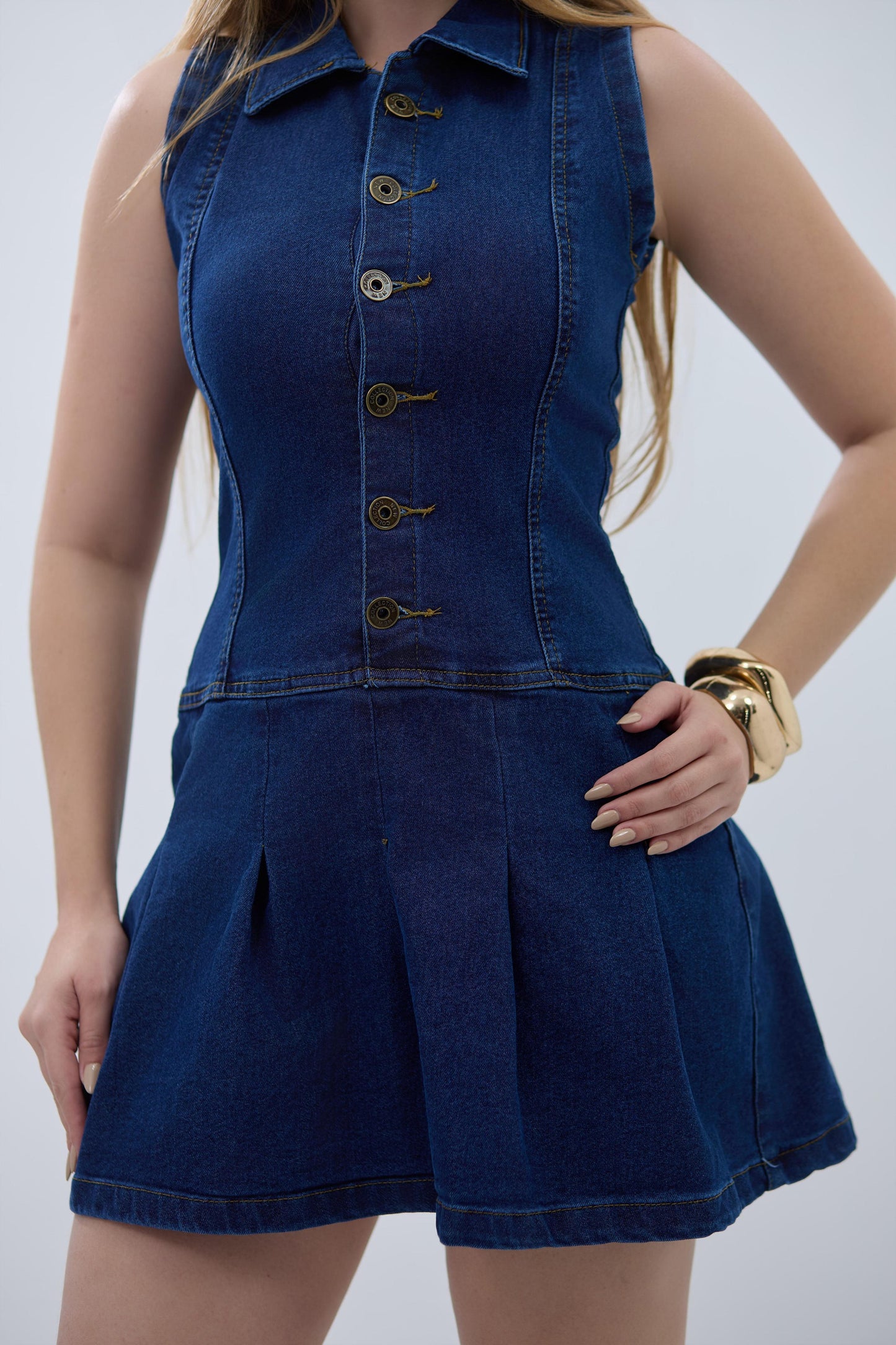 Vestido Jeans Slim Curto | Helital Jeans