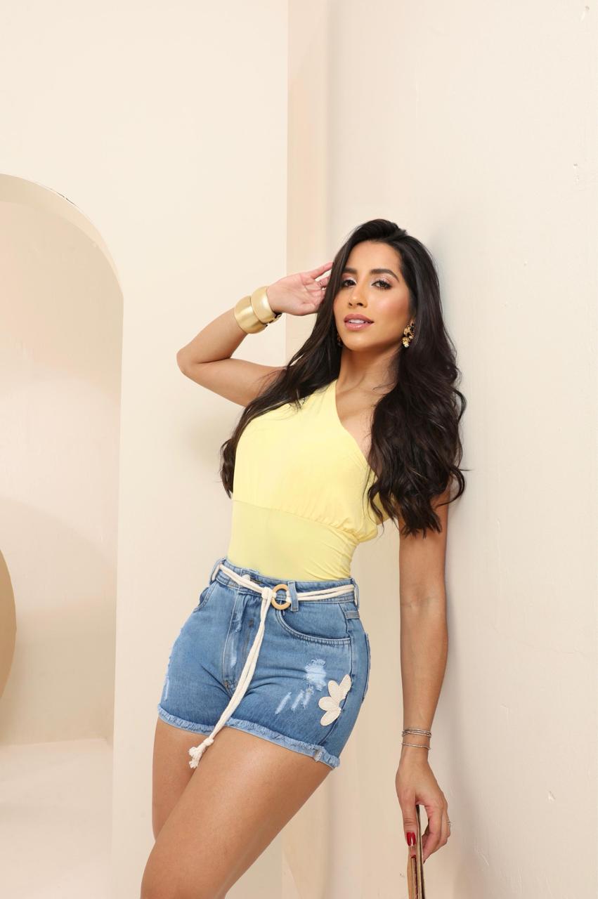 Short Jeans Slim Cintura Alta | Helital Jeans