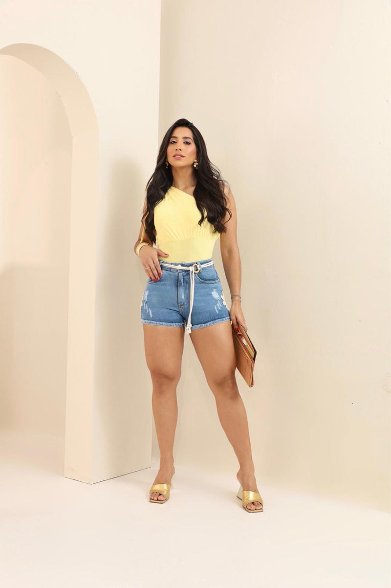 Short Jeans Slim Cintura Alta | Helital Jeans